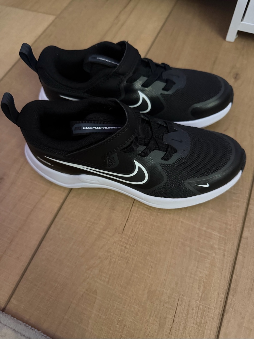 Brand New Nike Black and White Kids' Athletic Sneakers